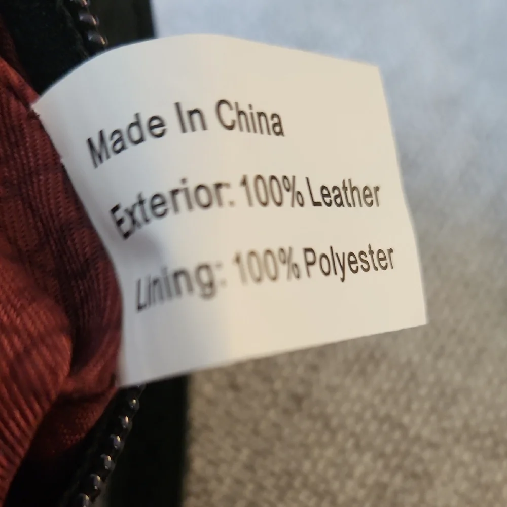 Lodis Black Leather Crossbody with Gold Chain - Picture 6 of 8